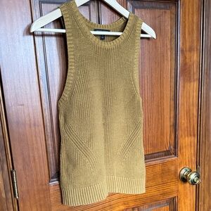 Banana Republic Mustard Knit Top